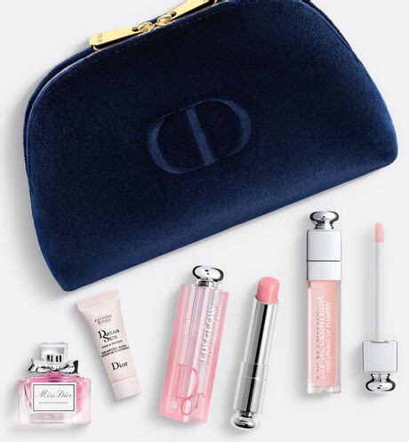 dior mini make up|christian Dior lipstick gift set.